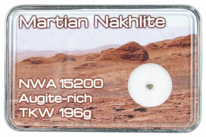 Martian Nakhlite Meteorite Fragment - NWA #292156